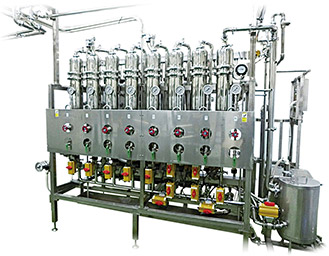 Soybean soaking tank systems (Type A: Parallel design, Type B: Four-square design)